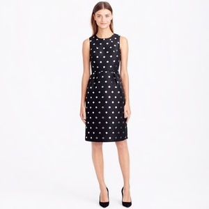 Jcrew polka dot dress